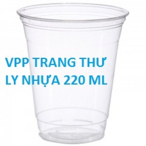 Ly nhựa dày (220ml)